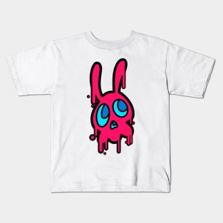 Graffiti Bunny Skull Kids T-Shirt